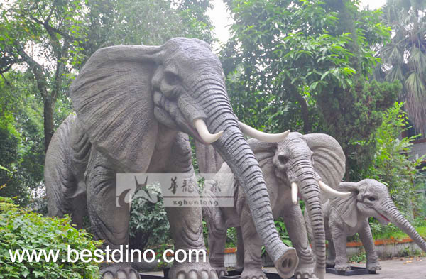 華龍藝術戶外動物主題公園大型仿真動物展