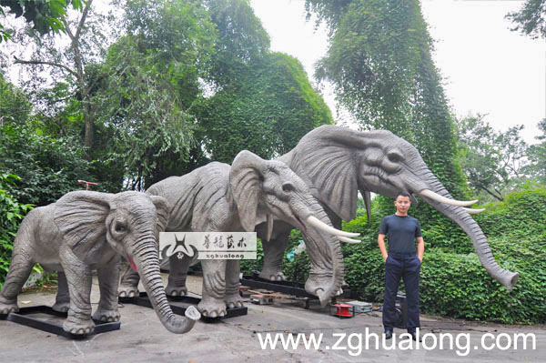 華龍i藝術動物主題公園戶外擺件園林景觀動物小品 